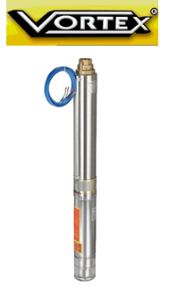 Vortex 4 GM-35 3hp 380v 1 1/4'' Çıkışlı Sondaj Dalgıç Pompa