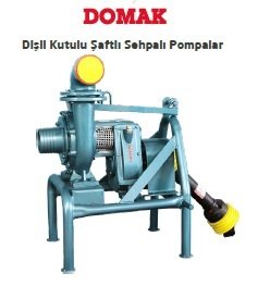 Domak DKP860 38 Hp(400 d/d) Kuyruk Milli Dişli Kutulu Şaftlı Sehpalı Pompa
