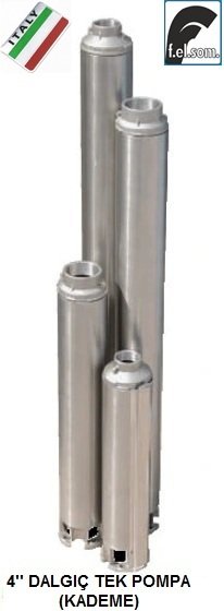 Felsom  FP 4E010     1Hp 8 Kademeli  4'' Tek Dalgıç Pompa  (Orjinal İtalyan)