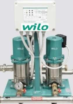 Wilo COE2-MVIS805  380V  2x3 Hp  İki Pompalı Kademeli Sessiz Komple Paslanmaz Paket Hidrofor