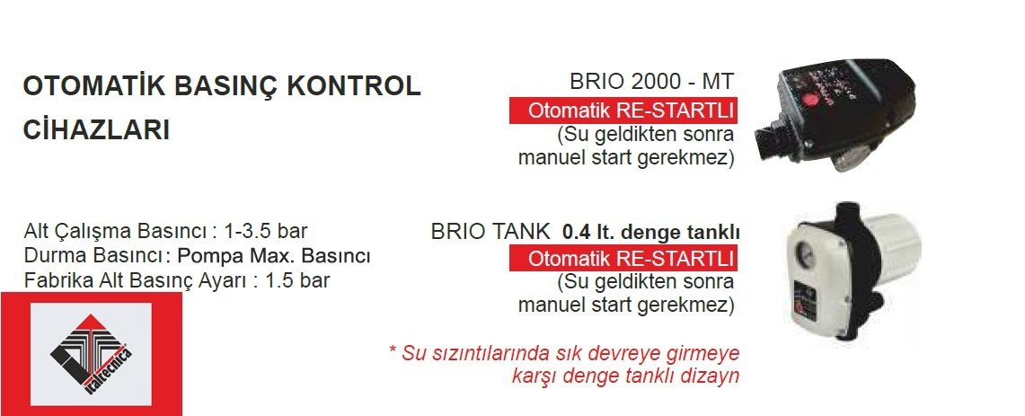 ELEKT. KART BRIO 2000  MODELİNE UYGUN HİDROMAT KARTI - OTOMATİK BASINÇ KONTROL CİHAZ KARTI