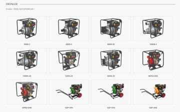 Solax WP-50DHE   2'' X 2'' Dizel İpli-Marşlı Yüksek Basınçlı Motopomp (Su Motoru / Aküsüz)
