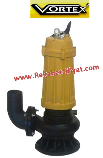 W 550 B 7,5HP 4\'\' Çıkışlı Döküm Gövdeli Pis Su Foseptik Dalgıç Pompası