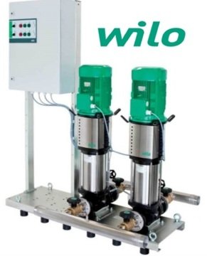 Wilo COE2-Helix V 426-1/25/E/K/S/4kW   380V 5.5HP  İki Pompalı Kademeli Paslanmaz Paket Hidrofor