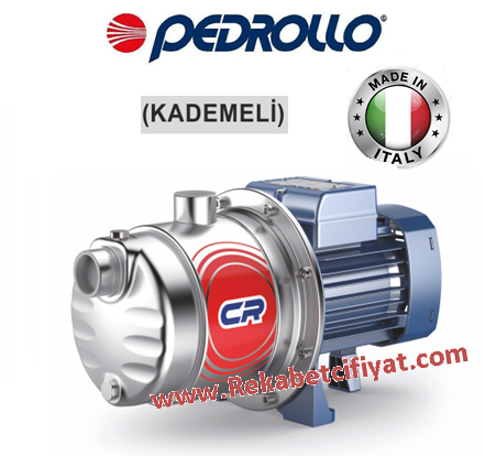 PEDROLLO 4CRm 80-N 0,75HP 220V Kademeli Paslanmaz Gövdeli Jet Pompa