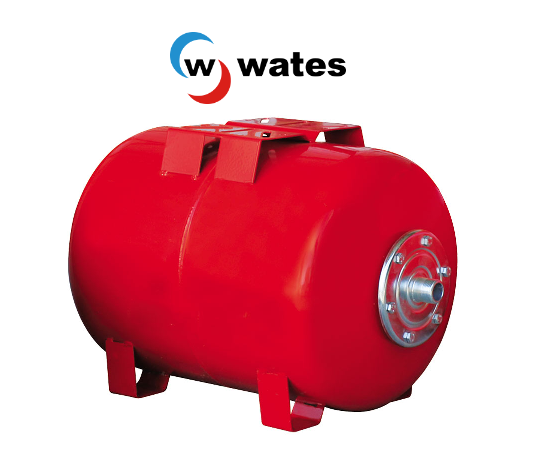 Wates  50 Litre  10 Bar  Yatık  Hidrofor Tankı