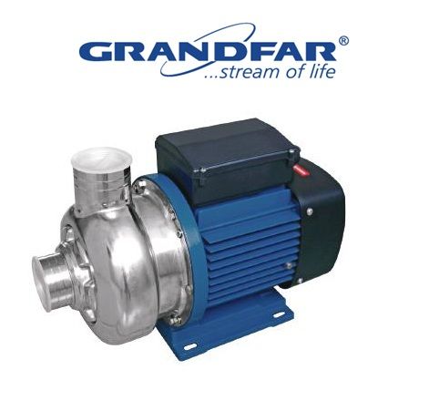 Grandfar GCO 500/220 3Hp 380V Paslanmaz Çelik Gövdeli Yüksek Debili Santrifüj Pompa - Aisi 316