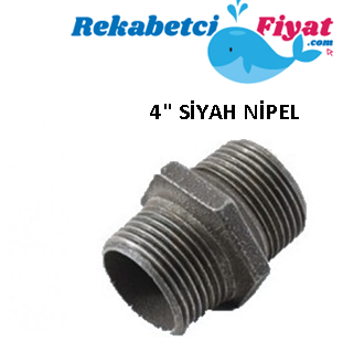 4'' Siyah Nipel
