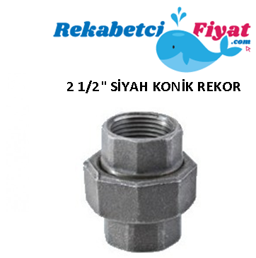 2 1/2'' Siyah Konik Rekor