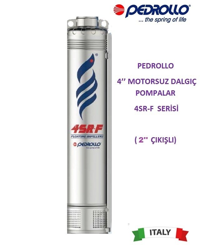 Pedrollo 4SR 6/24-F 4Hp 4\'\' Motorsuz Dalgıç Pompa (2\'\' Bağlantı Çapı)