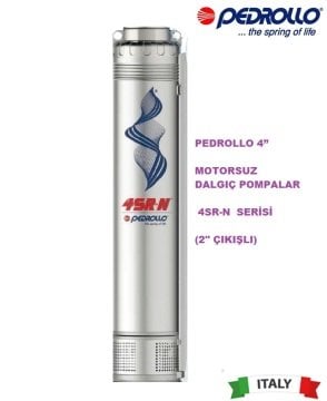 Pedrollo  4SR  10/24-N     5.5Hp    4\'\' Motorsuz Dalgıç Pompa (2\'\'  Bağlantı Çapı)