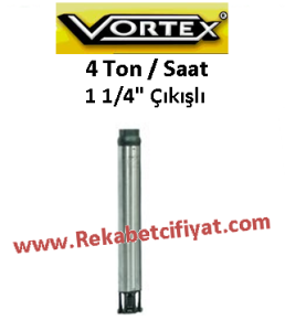 VORTEX 4 GM 25 2HP 25 Kademeli Sondaj Dalgıç Pompa