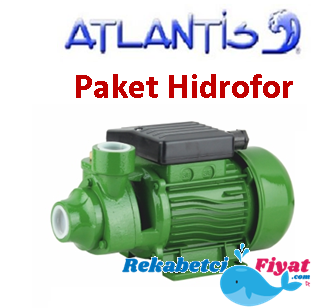 ATLANTİS PM-45 0.5HP 220V Sürtme Fanlı Santrifüj Pompa