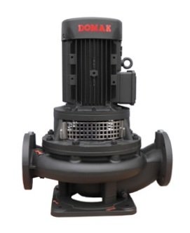 Domak SLINE65 5.5Hp 380V Düşey Milli Tek Fanlı Hat Tipi (inline) Elektropomp