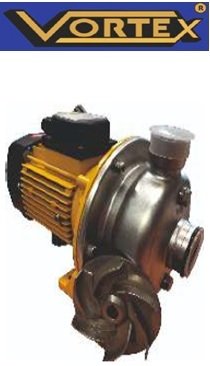Vortex VO 350-10 T 1Hp 380V Paslanmaz Çelik Vortex Açık Fanlı Santrifüj Pompa (AISI 316)