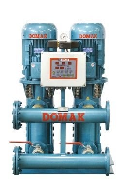 Domak KPDR50A-4 2X20Hp 380V İki Pompalı Panolu Hidrofor