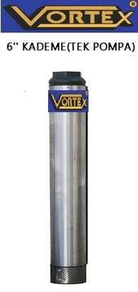 Vortex 6 NR 30-06 7.5Hp 6 Kademeli 6'' Noril Fanlı Çelik Gövdeli Dalgıç Pompa Kademesi (TEK POMPA)