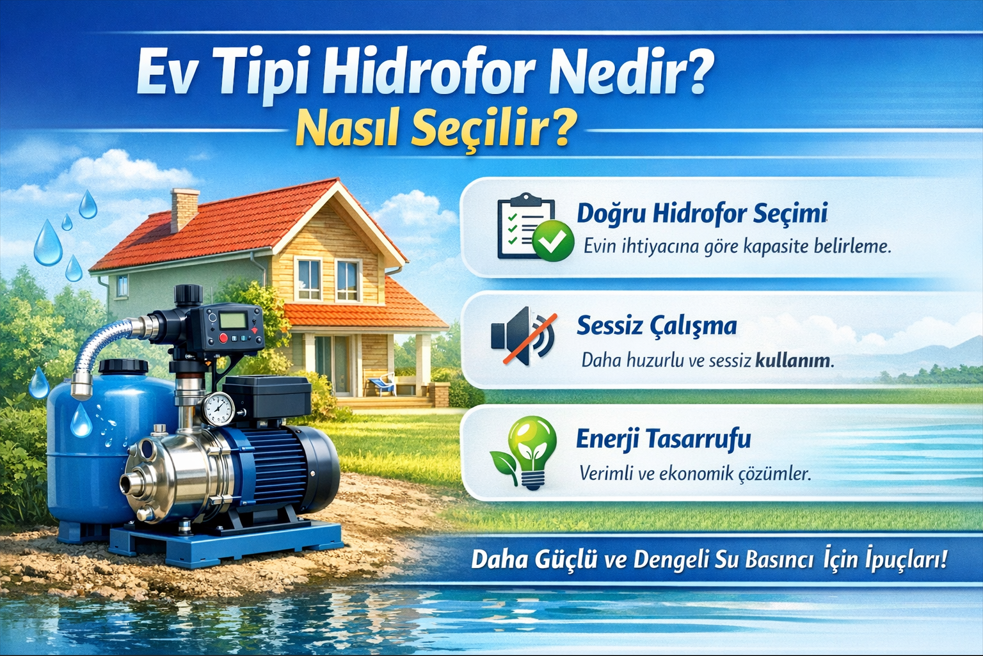 Ev Tipi Hidrofor Nedir? Nasıl Seçilir?