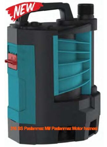 MOMENTUM PKS-750GW 316 SS 220-240V 750W GİZLİ FLATÖRLÜ PLASTİK GÖVDELİ DRENAJ POMPASI (TEMİZ SU)