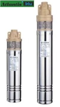 Atlantis  4SKM 100    1Hp-220V    4\'\' Çaplı  1\'\' Çıkışlı 12mt Kablolu + Panolu  Yüksek Basınçlı Dalgıç Pompa