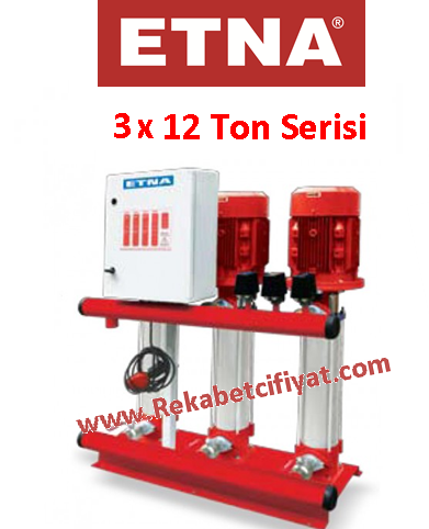 ETNA Y3 KO 10/5-22 3 HP Üç Pompalı Elektrikli Yangın Hidroforu