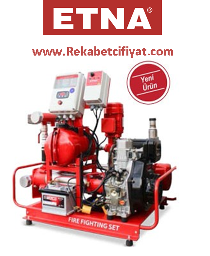 ETNA Y2 KO 15/6-40 + D10 + B/12 5,5HP Yatay Pompalı Alarm Kitli Yangın Hidroforu