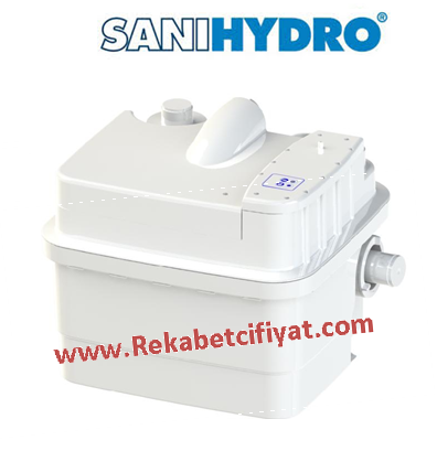 SANICUBIC 1 WP   6 Adet Klozet + 2 AD. Lavabo + duşa kabin + bide (TEK POMPA - BIÇAKLI - MONOFAZE)