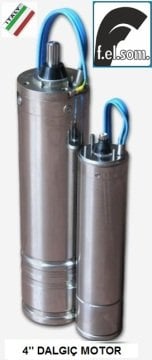 Felsom  FMO4 007T    0.75Hp 380V   4'' Dalgıç Motor (Orjinal İtalyan)
