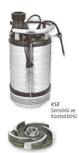WATER SOUND KSE21.5 -2 HP-380V- ENDÜSTRİYEL TİP UZUN ÇALIŞMAYA DAYANIKLI PASLANMAZ DRENAJ DALGIÇ POMPA