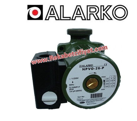 ALARKO NPVO 26 1 1/2'' Üç Hızlı Dişli Sirkülasyon Pompası