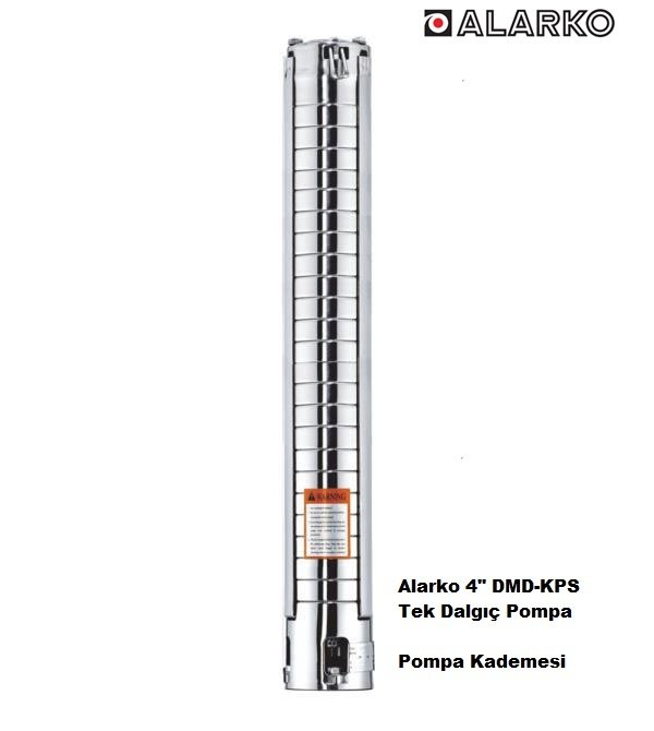 Alarko  4SP8/10     2Hp   4\'\' Paslanmaz Tek Dalgıç Pompa (Pompa Kademesi)