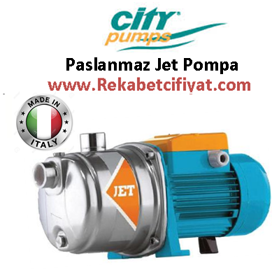 CITY MS-08 M 0.85HP 220V Kademeli Paslanmaz Gövdeli Jet Pompa ( İtalyan Malı )