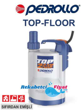 PEDROLLO TOP-FLOOR 2  0.5Hp 220V Sıfırdan Emişli Drenaj Dalgıç Pompa
