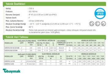 Dab Evosta2 11/139 SAN V (DIŞ DİŞLİ VE ÇEKVALFLİ) Bronz Gövdeli Dişli Frekans Kontrollü Sirkülasyon Pompası