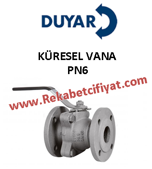 DUYAR DN50 PN6 Flanşlı Küresel Vana