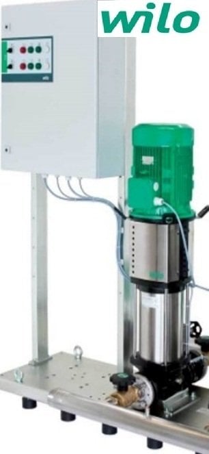 Wilo COE1-Helix V 616-1/16/E/S/4kW   380V  5.5HP  Tek Pompalı Kademeli Paslanmaz Paket Hidrofor