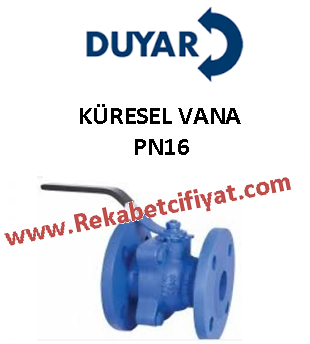 DUYAR DN100 PN16 Flanşlı Küresel Vana