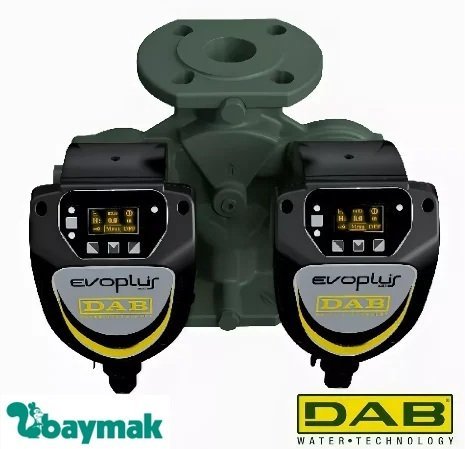Dab EVOPLUS D  40/340.65 M  Frekans Konvertörlü Islak Rotorlu İkiz Tip Islak Rotorlu Flanşlı Endüstriyel Tip Sirkülasyon (Devirdaim) Pompası