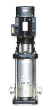 WATER SOUND CVL 10-6T -3 HP-380V- KOMPLE PASLANMAZ ÇELİK  DİK MİLLİ İNLİNE POMPA