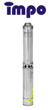 İmpo SK 404-27 3hp 220v 1 1/4'' Çıkışlı Sondaj Dalgıç Pompa ( Motor+Pompa )Eco Motor-Technoplast Başlıklı Pompa