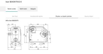 Wilo Isar BOOST5-E-5-2G Frekans Kontrollü Süper Sessiz Hidrofor