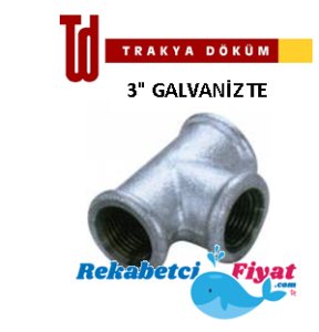 TRAKYA DÖKÜM 3'' Galvaniz Te