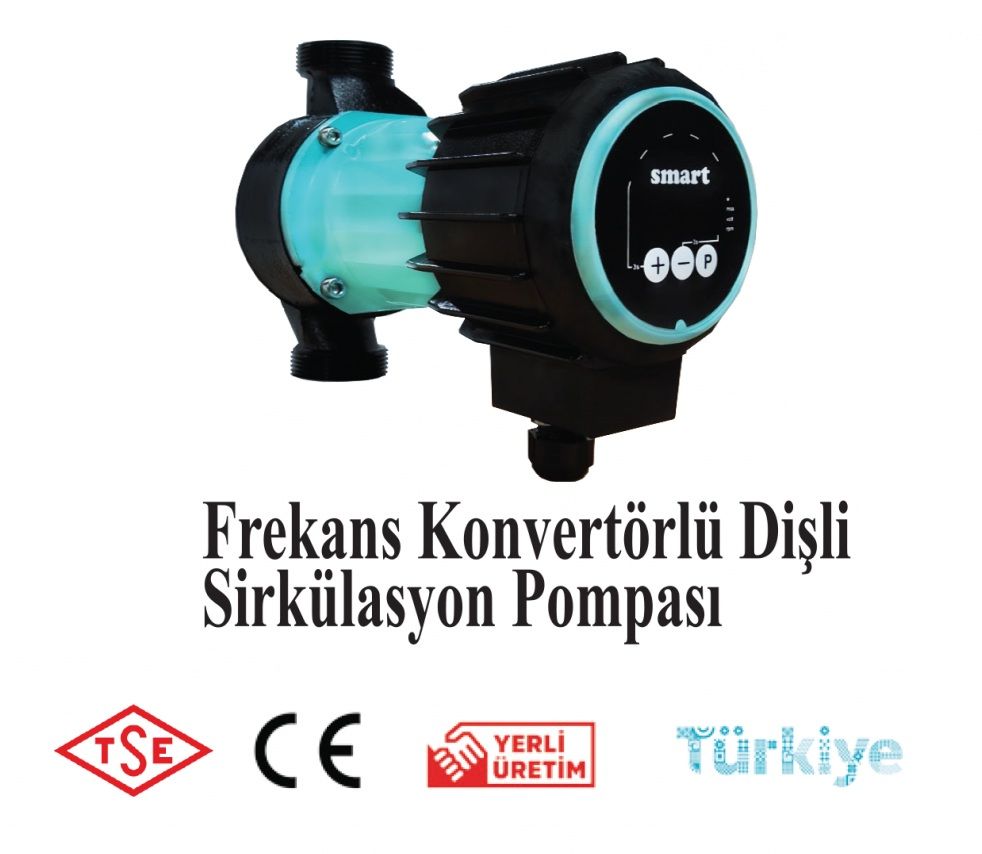 SMART  SPM 25/12 180 inv  FREKANS KONTROLLÜ DİŞLİ ECO DESIGN SİRKÜLASYON POMPASI