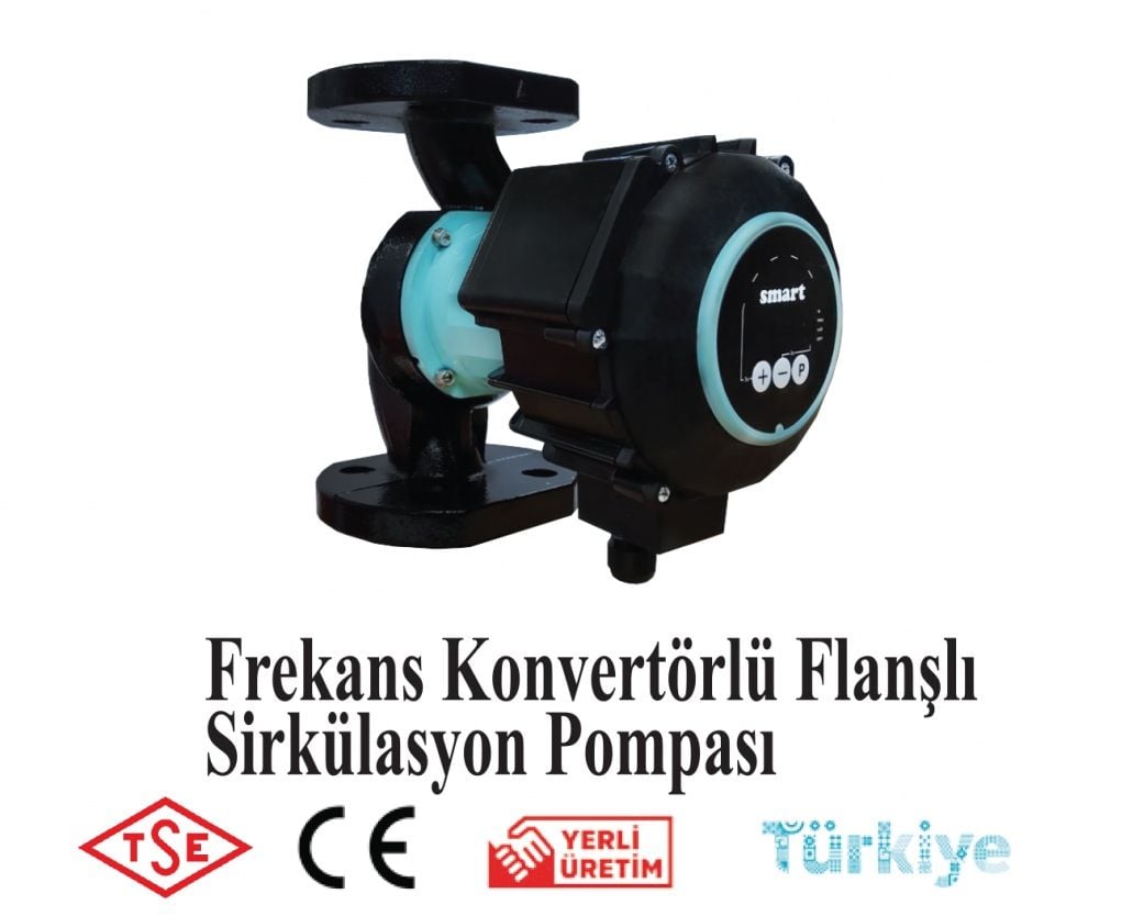SMART  SPM 50/8 240 F inv  DN50  FREKANS KONTROLLÜ FLANŞLI ECO DESIGN SİRKÜLASYON POMPASI