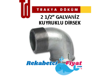TRAKYA DÖKÜM 2 1/2'' Kuyruklu Dirsek