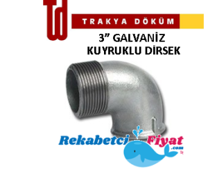 TRAKYA DÖKÜM 3'' Kuyruklu Dirsek