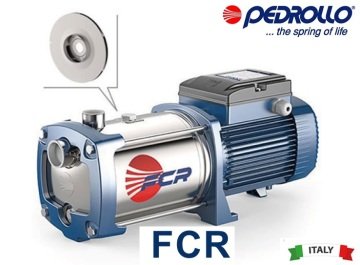 Pedrollo  FCR 200/3 (TRF)   1.5 Hp 380V  Komple Paslanmaz Yatay Kademeli Pompa
