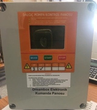 DREAMBOX EBT 2000 17.5HP -20HP 380V Dalgıç Pompa Panosu