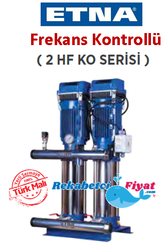 ETNA 2HF KO 15/4-22 3HP Frekans Kontrollü Çift Pompalı  Paket Hidrofor