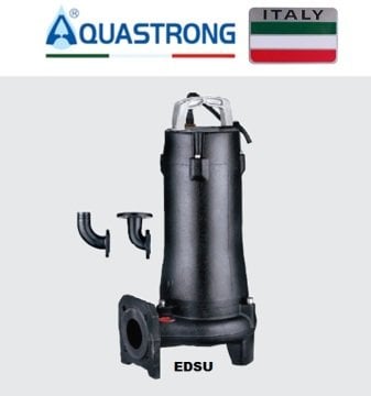 Aquastrong  50EDSUm128-0.75L       0.75kW 220V  Komple Döküm Kirli Su Ve Foseptik Dalgıç Pompa